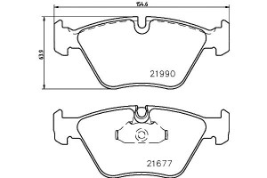 Klocki Hamulcowe Mintex 34111164629 34116761280 34