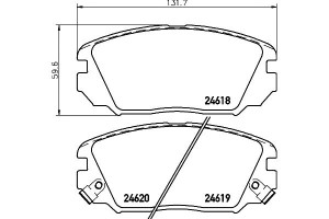 Klocki Hamulcowe Mintex 581013la20 37525 Pad1562 1