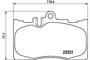 Klocki Hamulcowe Mintex 044650w06000 446550180 446