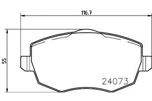 Klocki Hamulcowe Mintex 71752991 71754804 77365218