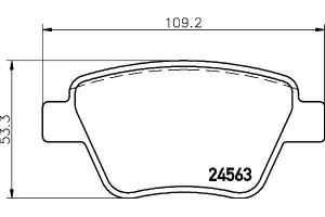 Klocki Hamulcowe Mintex 5k0698451 A 2k5698451