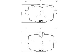Klocki Hamulcowe Mintex 34212284389 34216798196 34