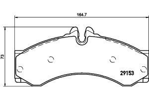 Klocki Hamulcowe Mintex 2d0698151a 2d0698151b 2420