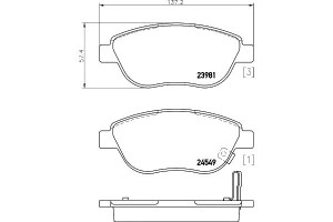 Klocki Hamulcowe Mintex 68190118aa 77366481 931898