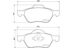 Klocki Hamulcowe Mintex 7701206598 7701208183 4106