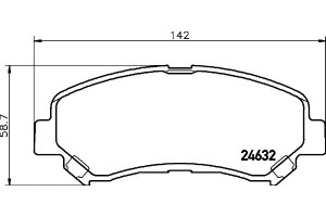 Klocki Hamulcowe Mintex D1060jd00a D1060jd00j 3762