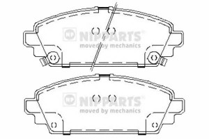 Klocki Hamulcowe Honda Civic Vi 1.7 Nipparts Nippa