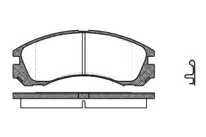 Klocki Hamulcowe Remsa Mn102611 Mn116923 Mr289610
