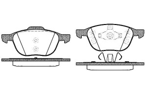 Klocki Hamulcowe Remsa 1695810 Cv6z2001a 1712024 F