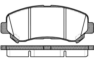 Klocki Hamulcowe Remsa 5581057l50 D10609n00a D1060