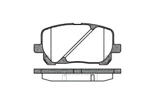 Klocki Hamulcowe Toyota Avensis 16.7mm Wva23836 Z