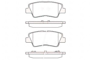 Klocki Hamulcowe Tył Hyundai I30 11> Kia Ceed Z Ha