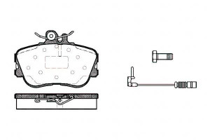 Klocki Hamulcowe Mercedes C-klasa W202 20.3mm Wva2