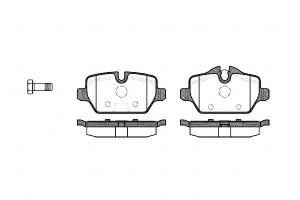 Klocki Hamulcowe Bmw 1 E81 E87 3 E90 3 E92 17.4mm