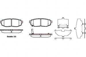 Klocki Hamulcowe Subaru Tribeca Toyota Gt 16mm Wva