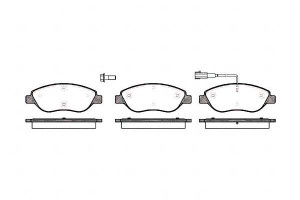 Klocki Hamulcowe Fiat Stilo 2.4i 20v Gr.19mm+ Czuj