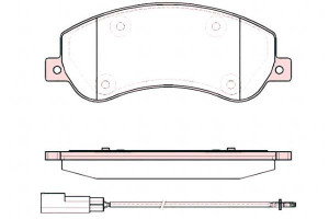 Klocki Hamulcowe Ford Transit 18.9mm Wva24484 Ze S