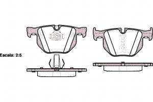Klocki Hamulcowe Bmw X5 E70 X6 E71 E72 17.3mm Wva2