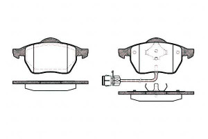 Klocki Hamulcowe Audi 100 A6 19.6mm Wva20676 Z Czu