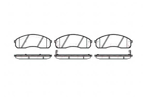 Klocki Hamulcowe Kia Carnival Pregio 16.2mm Wva236
