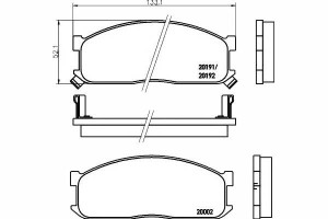 Klocki Hamulcowe Ford Econovan Kia Besta Mazda E-s