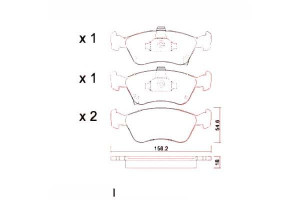 Klocki Hamulcowe Toyota Avensis 97-03 Zimmermann