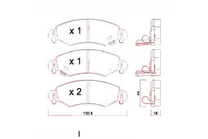 Klocki Hamulcowe Opel Agila 00-07 Zimmermann