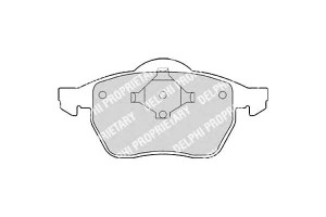 Klocki Hamulcowe Ford Galaxy/vw Sharan Delphi Ham