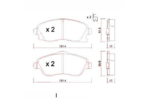 Klocki Hamulcowe Opel Corsa C 00-06 Zimmermann