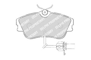 Klocki Hamulcowe Vw Transporter Iv 1.9d-2.5d 07.90