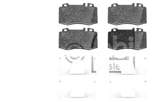 Klocki Hamulcowe Mercedes W220 S-klasa 98-01 Febi