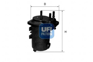 Filtr Paliwa Diesel Ufi