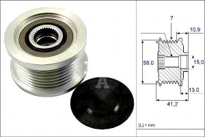 Koło Pasowe Alternatora Toyota 2,3 3,0 D-4d Ina