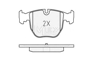 Klocki Hamulcowe Bmw Przód E39 11 95- Meyle