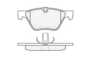 Klocki Hamulcowe Bmw Przód E87 05- Meyle