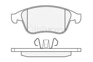 Klocki Hamulcowe Renault Przód Laguna 07- Megane 0