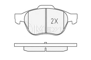 Klocki Hamulcowe Toyota Przód Avensis 00-03 Z Czuj