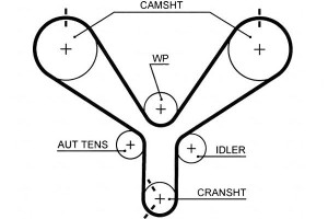 Pasek Rozrządu Lexus Ls 4.0 12.89-08.97 Gates