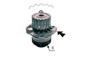 Pompa Wody Vw Bora 1.9tdi 00 Audi A3 1.9tdi Skoda