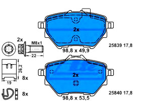 Klocki Hamulcowe Citroen Berlingo C4 Grand Picasso