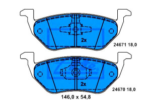 Klocki Hamulcowe Ford Maverick Ford Usa Escape Maz