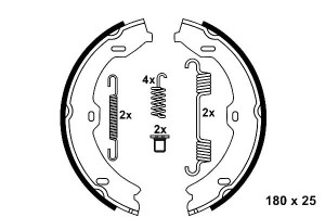 Szczęki Hamulcowe Mercedes S (c216) S (w221) 2.2d-