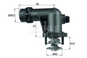 Termostat Bmw 105c E46 1,6 1,8 Behr
