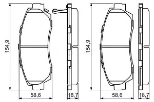 Klocki Hamulcowe Honda Cr-v Ii Cr-v Iii Odyssey Pi