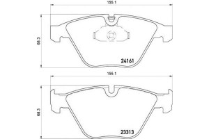 Klocki Hamulcowe Bmw 3 E90 05- Brembo