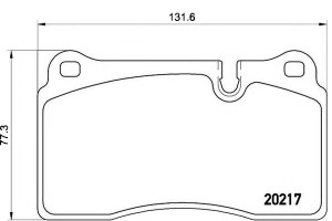 Klocki Hamulcowe Range Rover Sport 05- Brembo