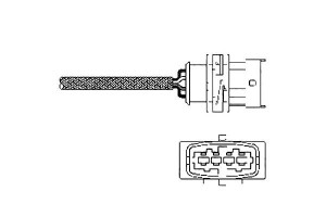 Sonda Lambda Opel 1,2-1,6 Astra G H Vectra C Combo
