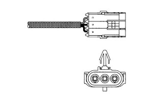 Sonda Lambda Renault Clio 1,2 96- Delphi