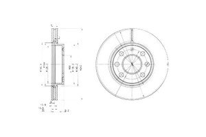 Tarcze Hamulcowe 2szt Opel Corsa B Corsa C 1.0/1.2