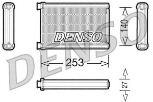 Nagrzewnica (253x140x27) Bmw 1 (e81) 1 (e82) 1 (e8